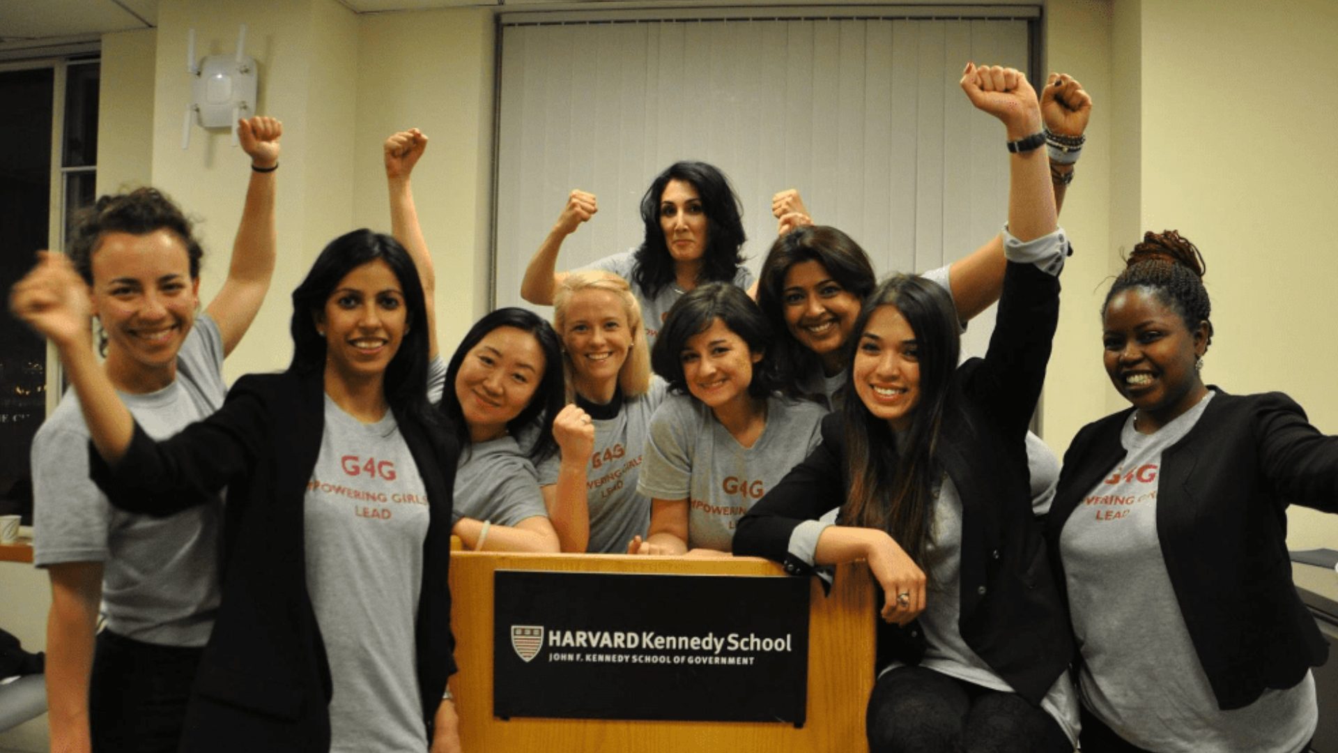 G4G Co-Founders during their NGO Launch on May 2017 at Harvard Kennedy School