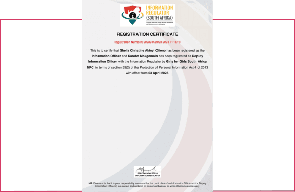 Registration Certificate 2023